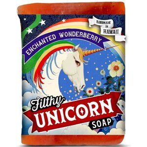 100% Natural Organic Soap. Unicorn Enchanted Wonderberry. Handmade in Hawaii 7oz